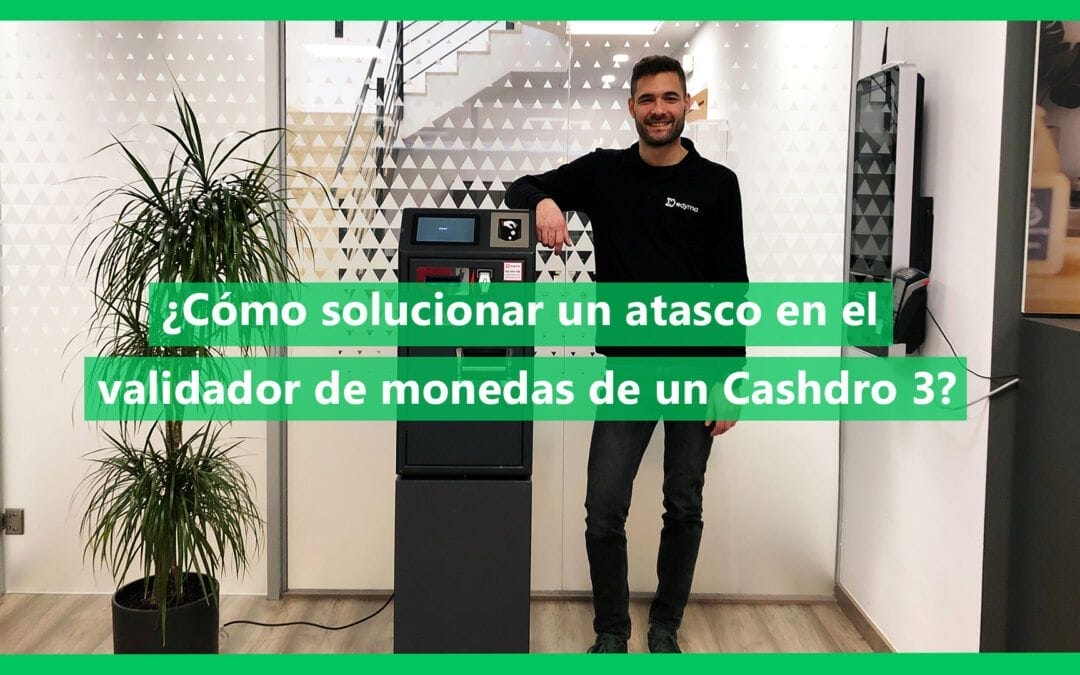 ¿Cómo solucionar un atasco de monedas de un Cashdro 3?