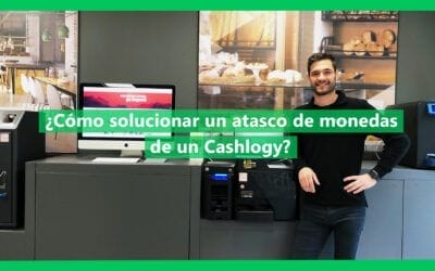 ¿Cómo solucionar un atasco de monedas de un Cashlogy?